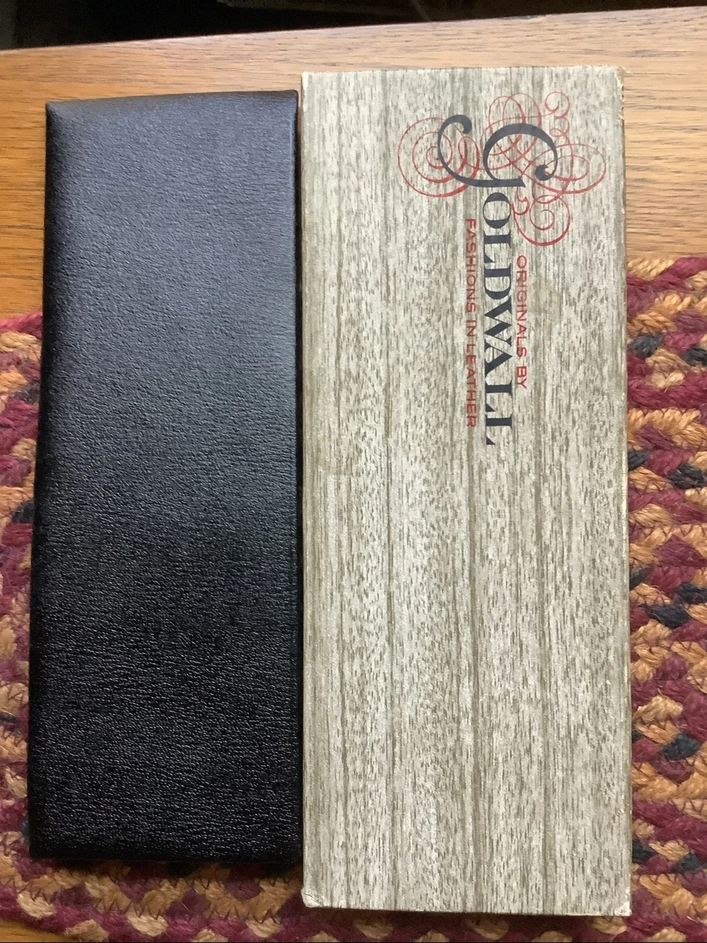 Goldwall Vintage Leather Black Men's Card Holder Wallet